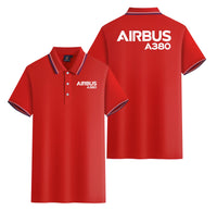 Thumbnail for Airbus A380 & Text Designed Stylish Polo T-Shirts (Double-Side)