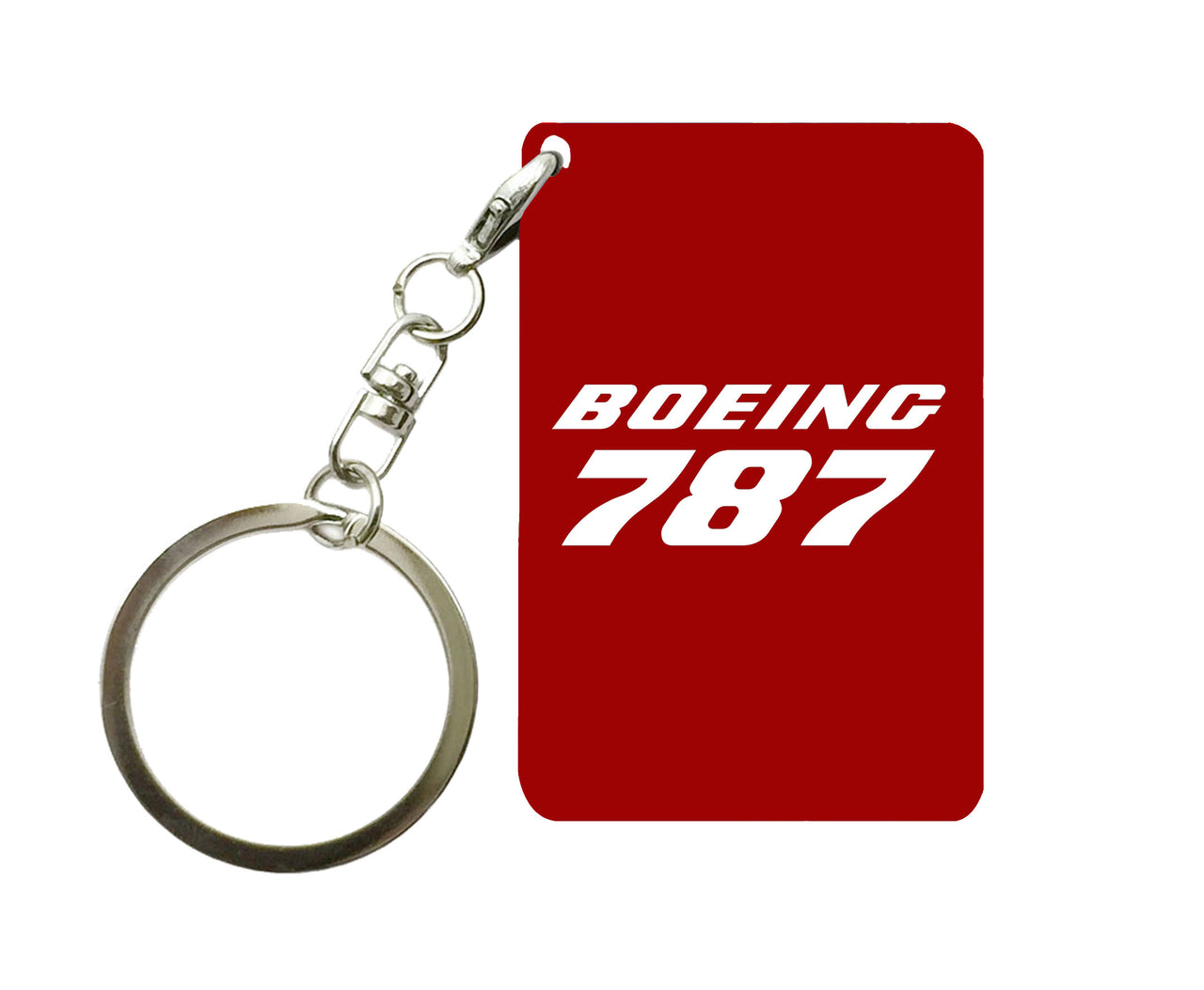 Boeing 787 & Text Designed Key Chains