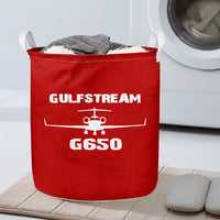 Thumbnail for Gulfstream G650 & Plane Designed Laundry Baskets