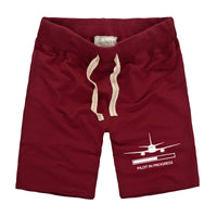 Thumbnail for Pilot In Progress Designed Cotton Shorts