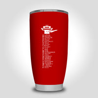 Thumbnail for Aviation Alphabet Designed Tumbler Travel Mugs