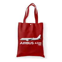 Thumbnail for The Airbus A320Neo Designed Tote Bags