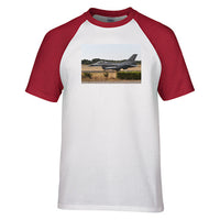 Thumbnail for Fighter Jet 16 From Side Designed Raglan T-Shirts