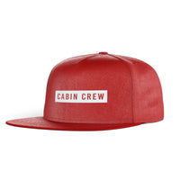 Thumbnail for Cabin Crew Text Designed Snapback Caps & Hats