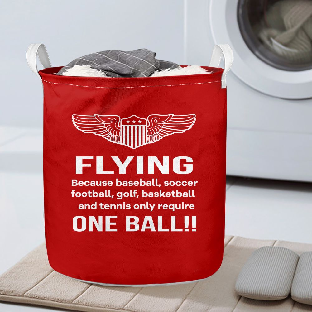 Flying One Ball Designed Laundry Baskets