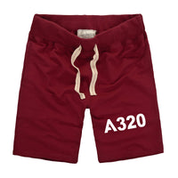 Thumbnail for A320 Flat Text Designed Cotton Shorts