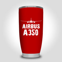Thumbnail for Airbus A350 & Plane Designed Tumbler Travel Mugs