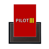 Thumbnail for Pilot & Stripes (3 Lines) Designed Magnets