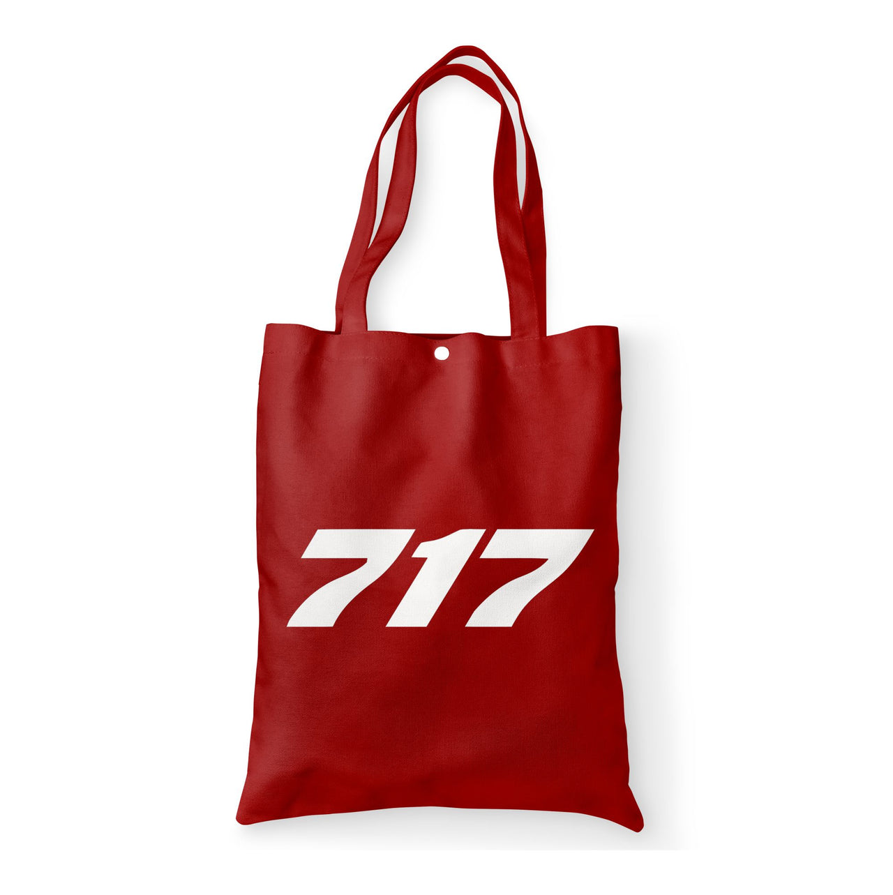 717 Flat Text Designed Tote Bags