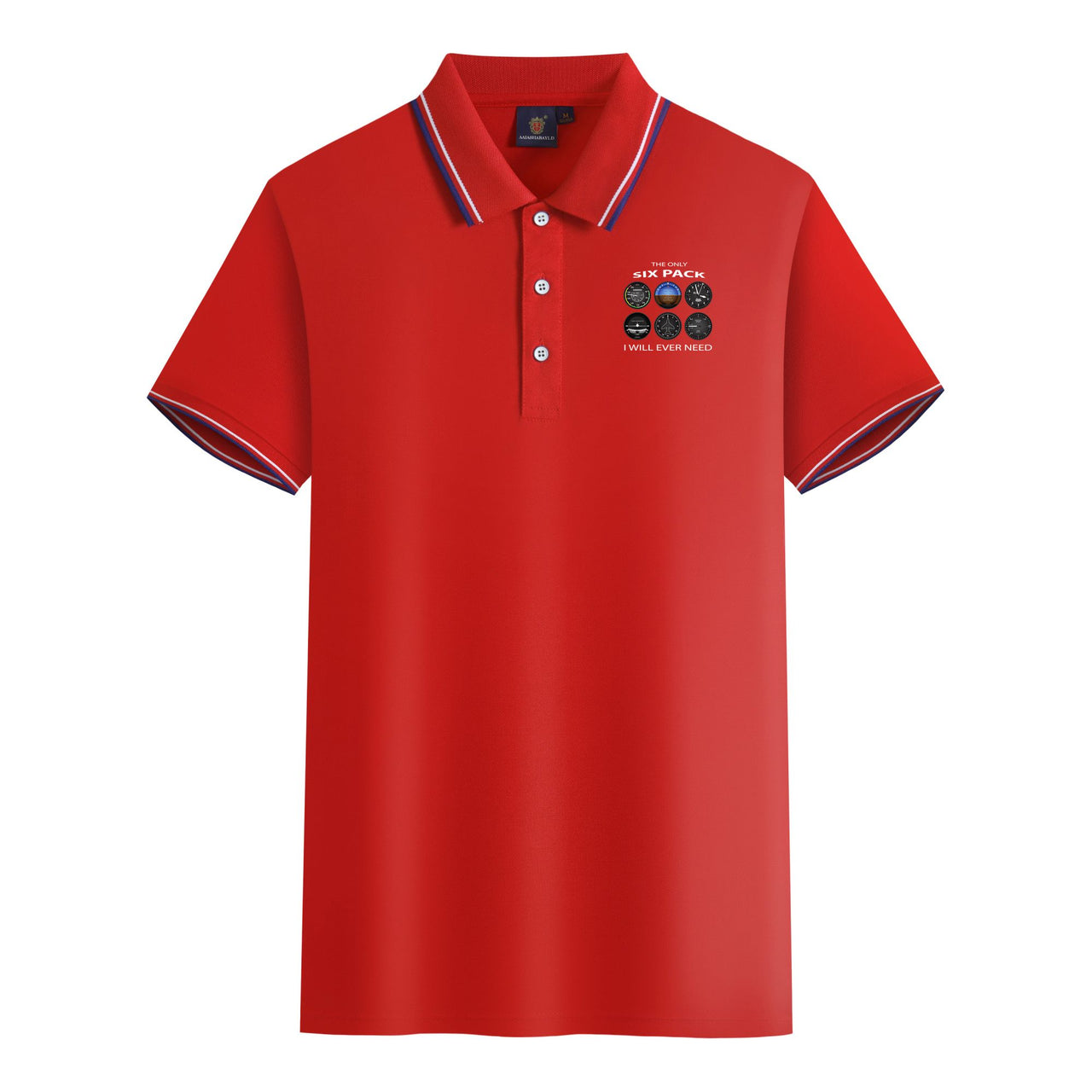 The Only Six Pack I Will Ever Need Designed Stylish Polo T-Shirts
