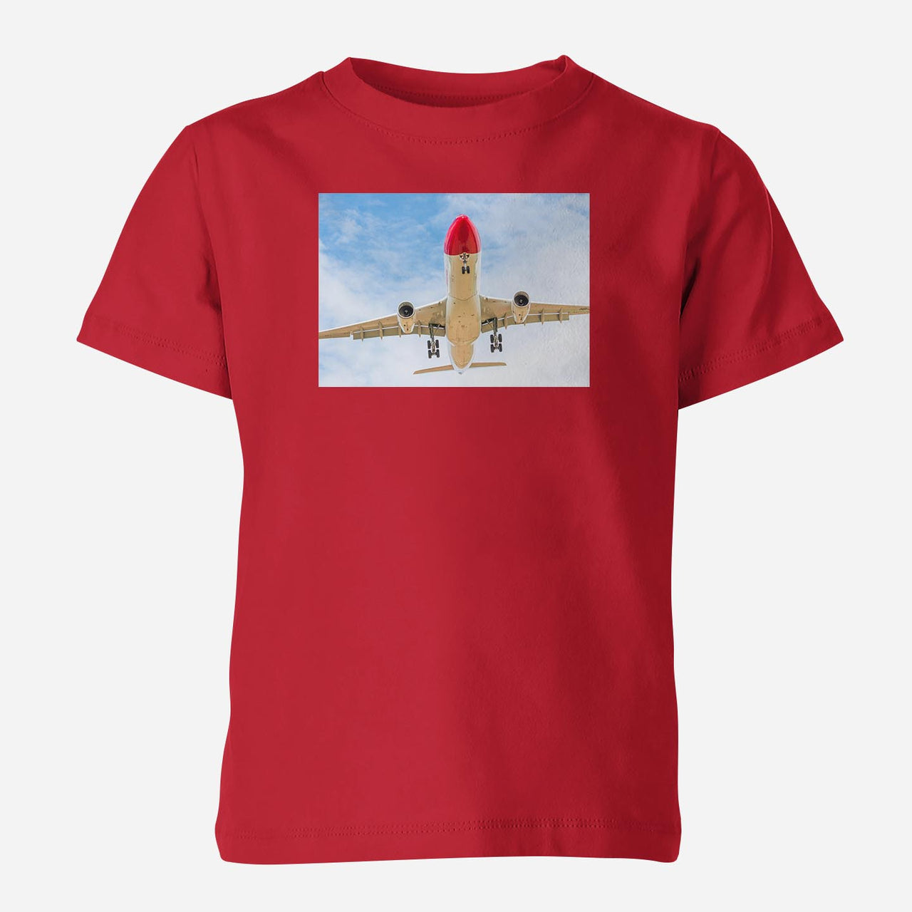 Beautiful Airbus A330 on Approach Designed Children T-Shirts