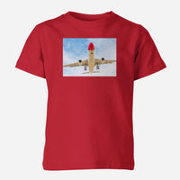Thumbnail for Beautiful Airbus A330 on Approach Designed Children T-Shirts
