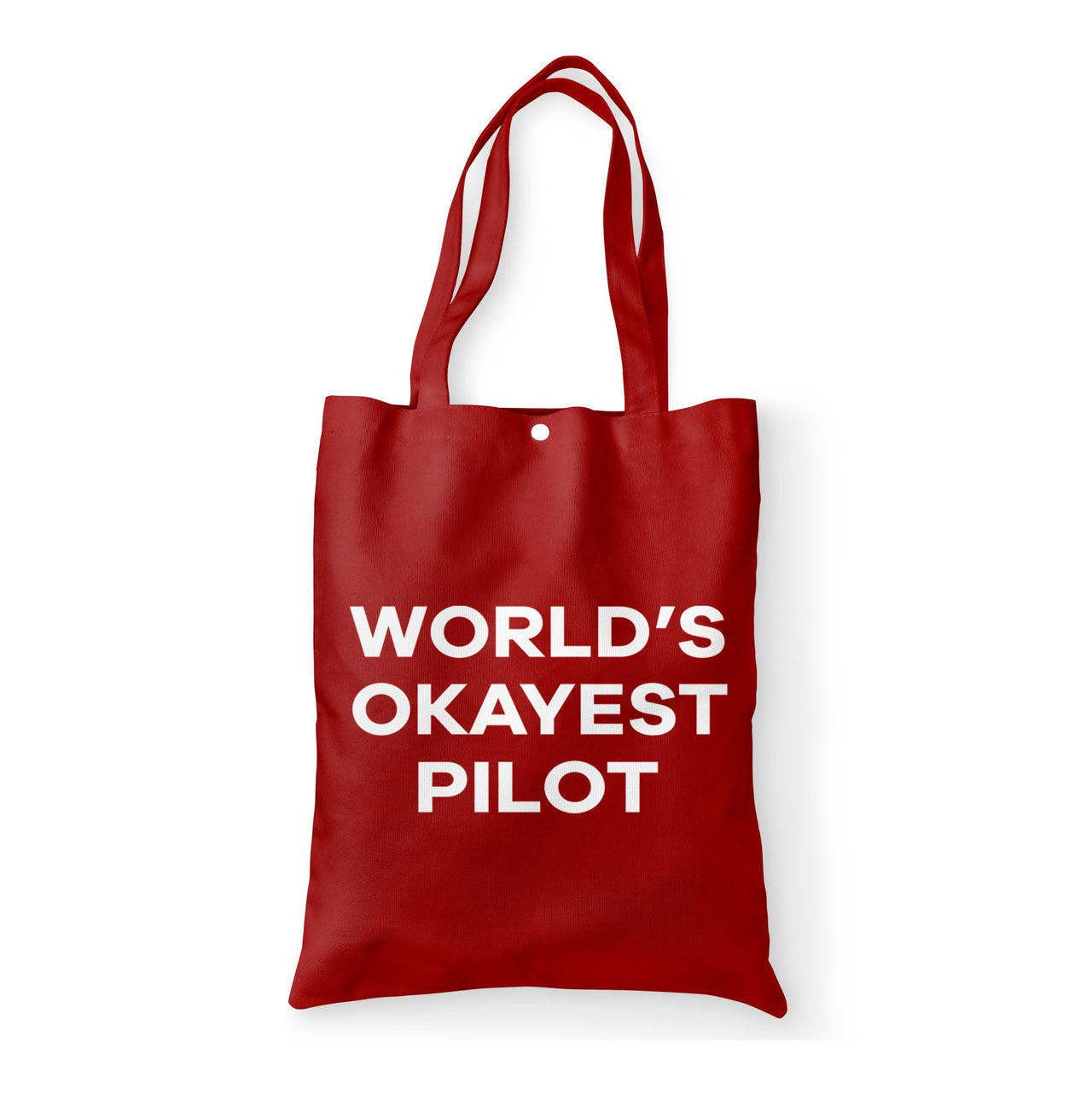World's Okayest Pilot Designed Tote Bags