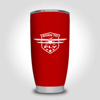 Thumbnail for Born To Fly Designed Designed Tumbler Travel Mugs