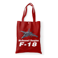 Thumbnail for The McDonnell Douglas F18 Designed Tote Bags