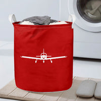 Thumbnail for Piper PA28 Silhouette Plane Designed Laundry Baskets