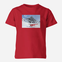Thumbnail for Amazing Snow Airplane Designed Children T-Shirts
