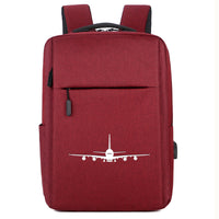 Thumbnail for Airbus A380 Silhouette Designed Super Travel Bags