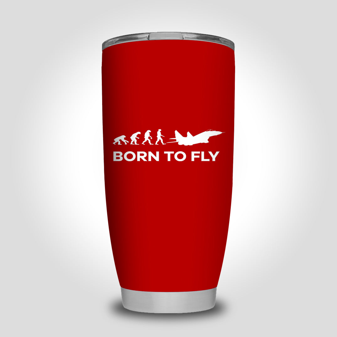 Born To Fly Military Designed Tumbler Travel Mugs