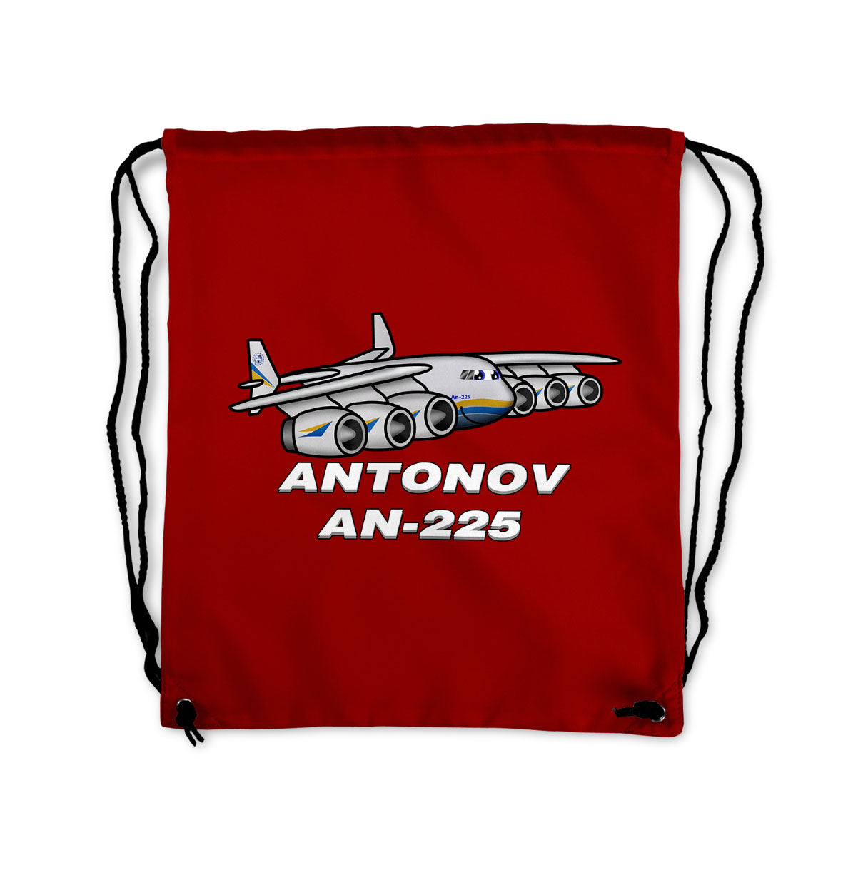 Antonov AN-225 (25) Designed Drawstring Bags