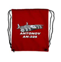 Thumbnail for Antonov AN-225 (25) Designed Drawstring Bags