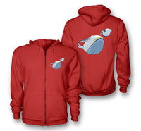 Thumbnail for Antonov 225 and 148 Designed Zipped Hoodies