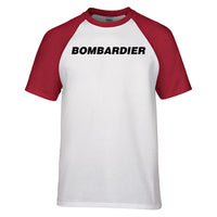 Thumbnail for Bombardier & Text Designed Raglan T-Shirts