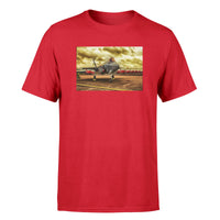 Thumbnail for Fighting Falcon F35 at Airbase Designed T-Shirts