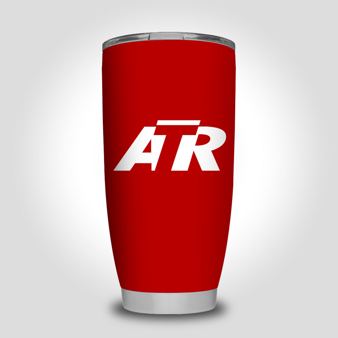 ATR & Text Designed Tumbler Travel Mugs