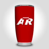 Thumbnail for ATR & Text Designed Tumbler Travel Mugs