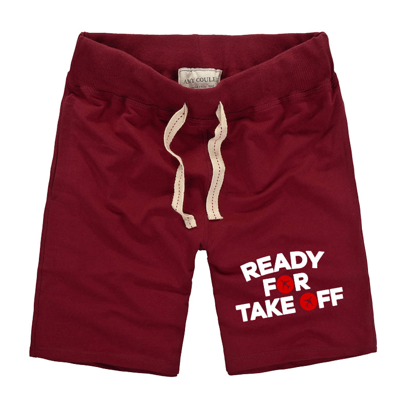 Ready For Takeoff Designed Cotton Shorts