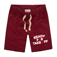 Thumbnail for Ready For Takeoff Designed Cotton Shorts