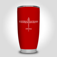 Thumbnail for Propeller Shape Aviation Alphabet Designed Tumbler Travel Mugs