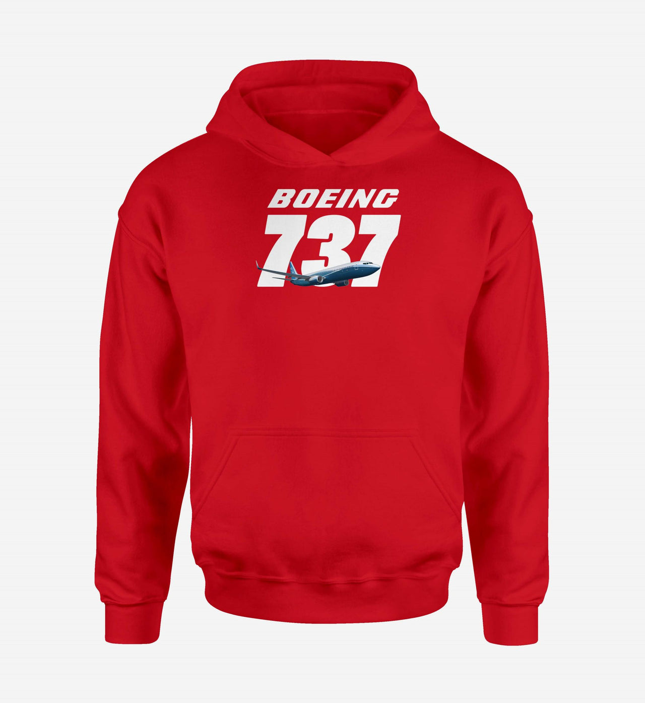 Super Boeing 737+Text Designed Hoodies