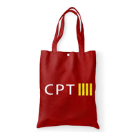 Thumbnail for CPT & 4 Lines Designed Tote Bags