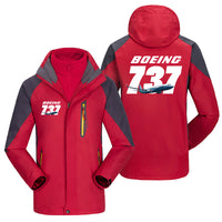 Thumbnail for Super Boeing 737+Text Designed Thick Skiing Jackets