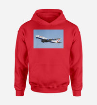 Thumbnail for Departing British Airways Boeing 747 Designed Hoodies