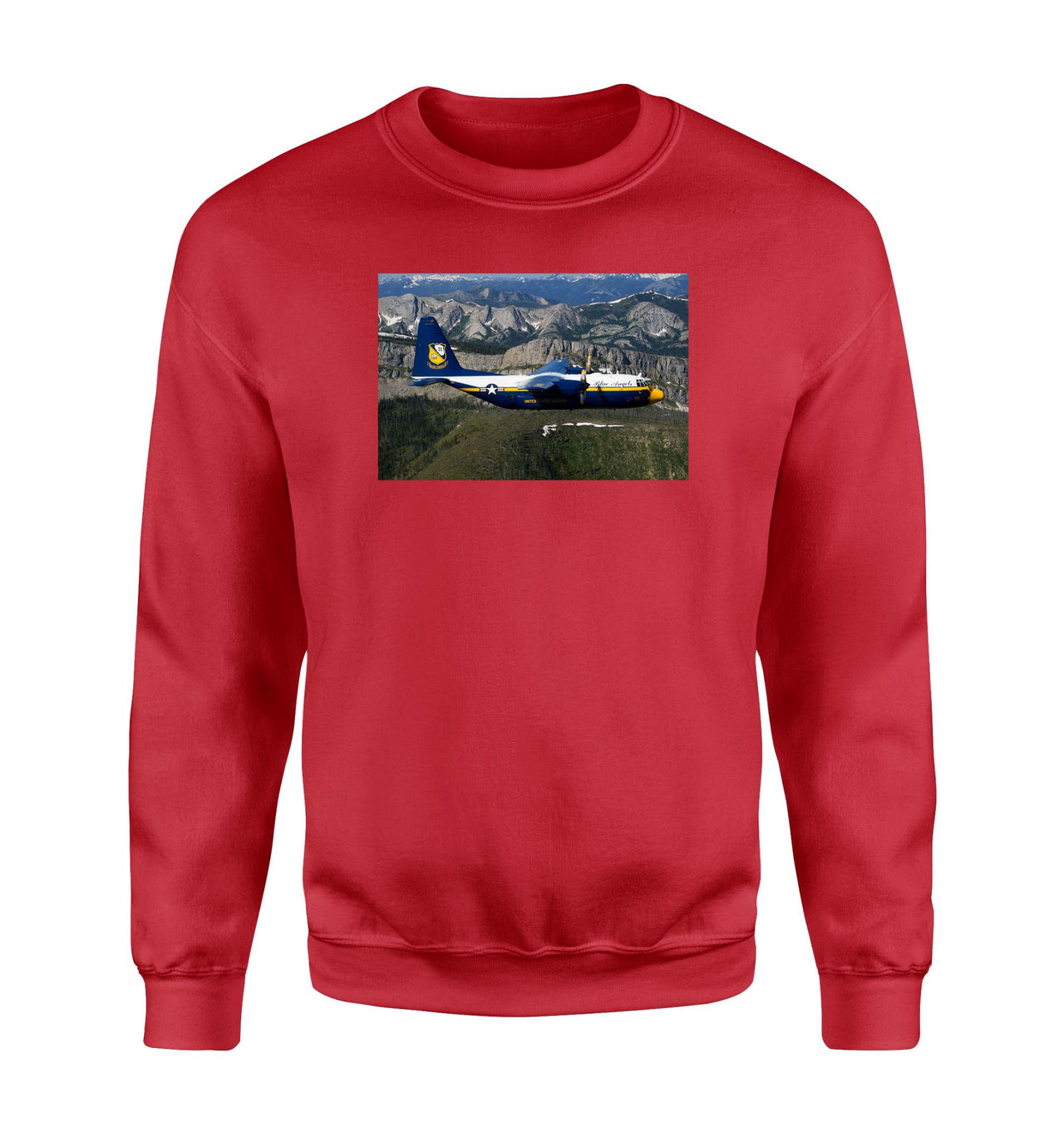 Amazing View with Blue Angels Aircraft Designed Sweatshirts