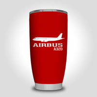 Thumbnail for Airbus A320 Printed Designed Tumbler Travel Mugs