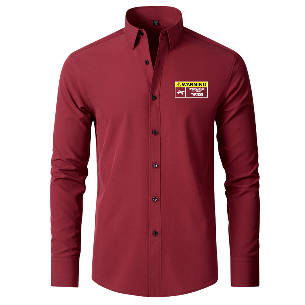 Warning May Constantly Talk About Aviation Designed Long Sleeve Shirts