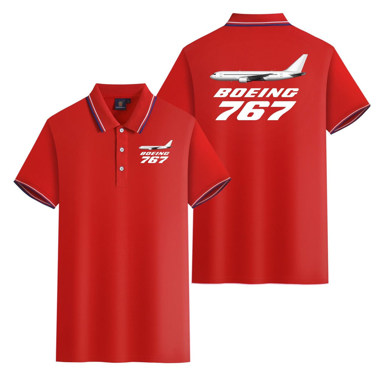 The Boeing 767 Designed Stylish Polo T-Shirts (Double-Side)