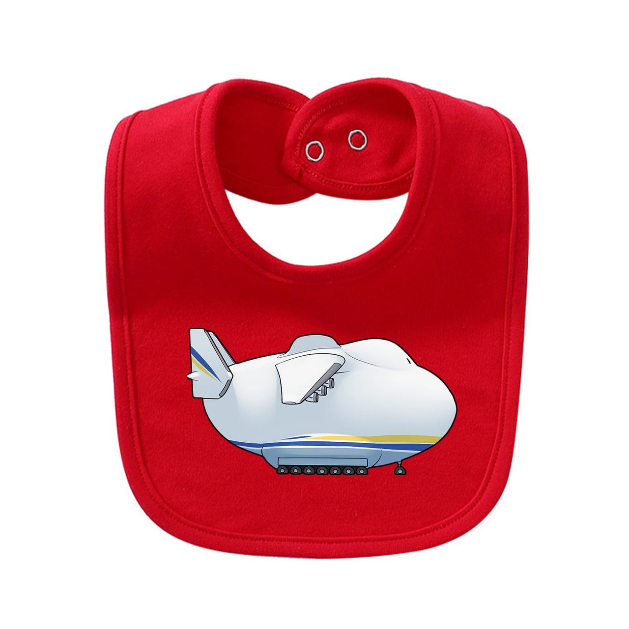 Antonov 225 Side Profile Designed Baby Saliva & Feeding Towels