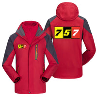 Thumbnail for Flat Colourful 757 Designed Thick Skiing Jackets