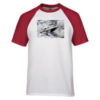 Thumbnail for US Air Force Show Fighter Jet 16 Designed Raglan T-Shirts