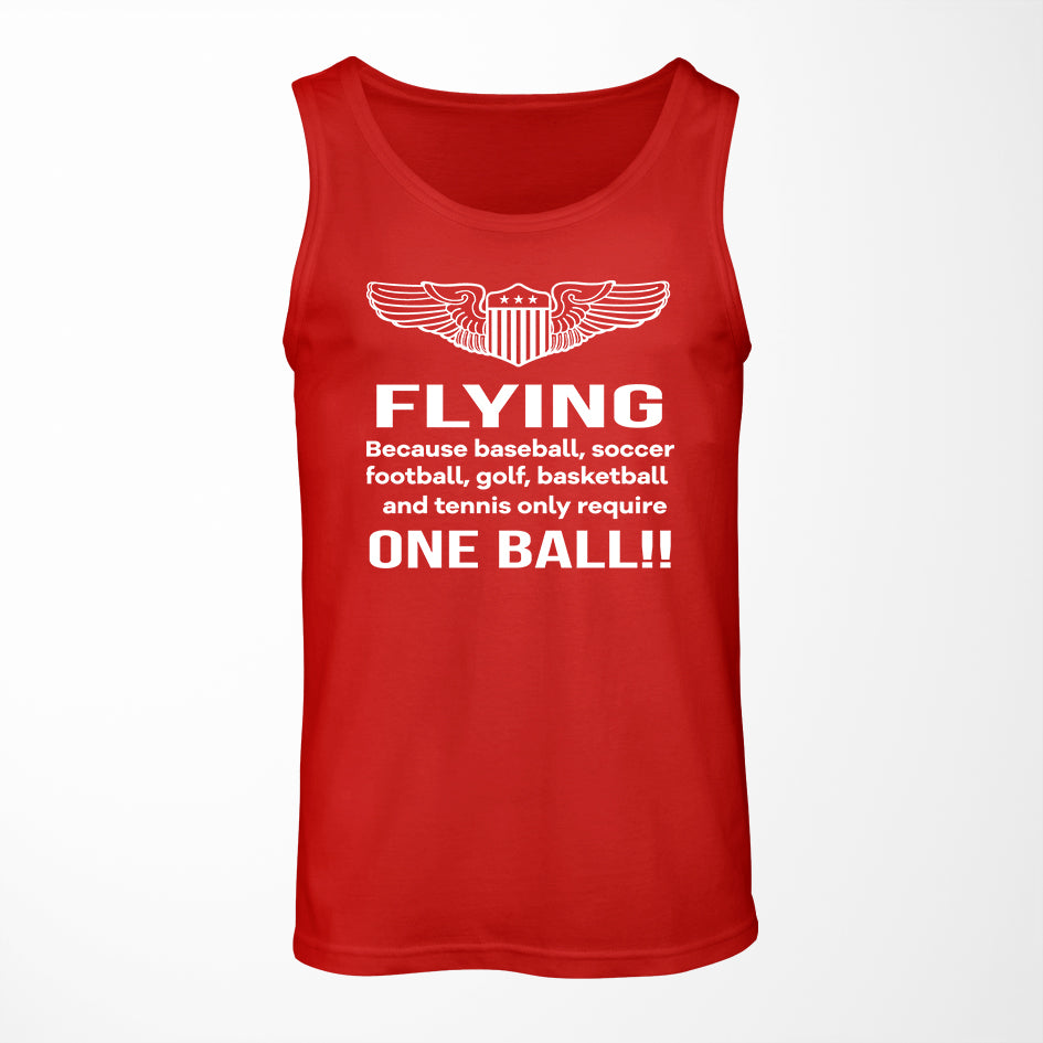 Flying One Ball Designed Tank Tops