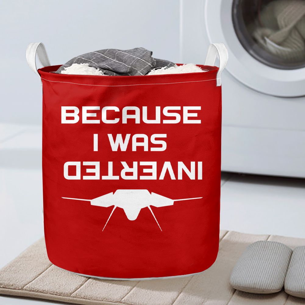 Because I was Inverted Designed Laundry Baskets
