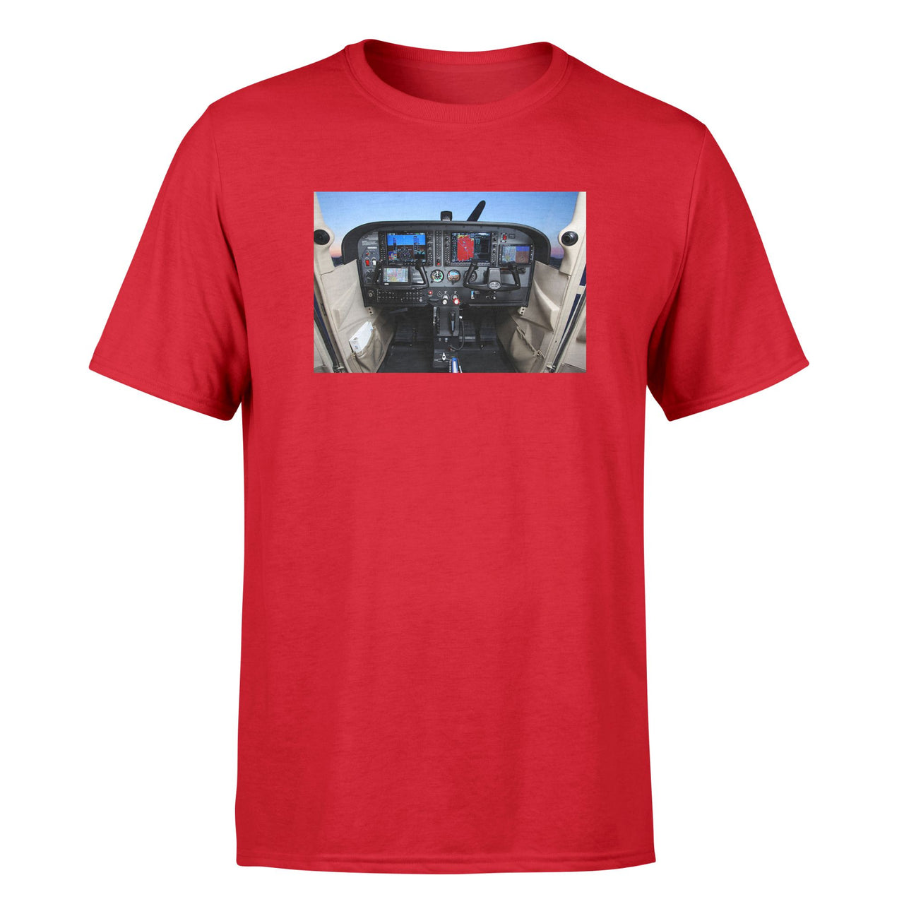 Cessna 172 Cockpit Designed T-Shirts