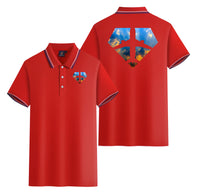 Thumbnail for Supermen of The Skies (Sunrise) Designed Stylish Polo T-Shirts (Double-Side)