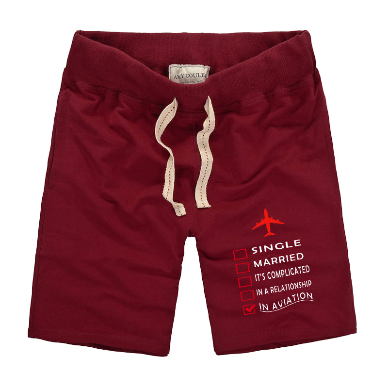 In Aviation Designed Cotton Shorts