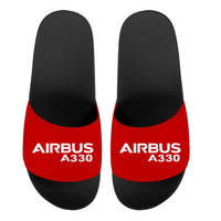 Thumbnail for Airbus A330 & Text Designed Sport Slippers